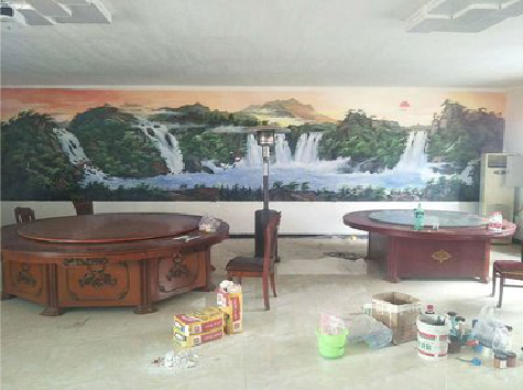 灵川墙绘-写实风景