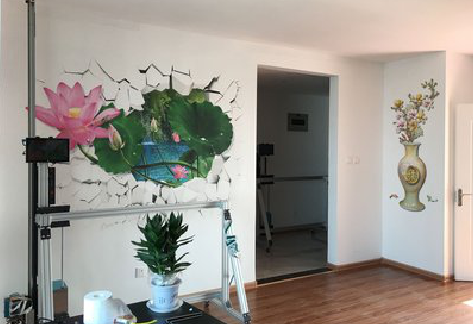 灵川墙体彩绘相比墙纸的优势。