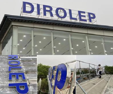 灵川楼顶发光字安装的注意事项。